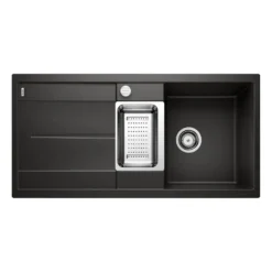 Blanco Metra 6 S 1.5 Bowl Inset Silgranit Composite Kitchen Sink & Waste with Reversible Drainer - 1000 x 500mm