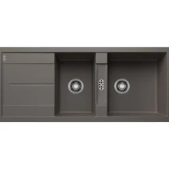 Blanco Metra 8 S 1.5 Bowl Inset Silgranit Composite Kitchen Sink & Waste with Reversible Drainer - 1160 x 500mm