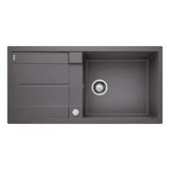 Blanco Metra XL 6 S 1 Bowl Inset Silgranit Composite Kitchen Sink & Waste with Reversible Drainer - 1000 x 500mm