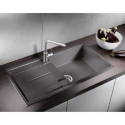 Blanco Metra XL 6 S 1 Bowl Inset Silgranit Composite Kitchen Sink & Waste with Reversible Drainer - 1000 x 500mm