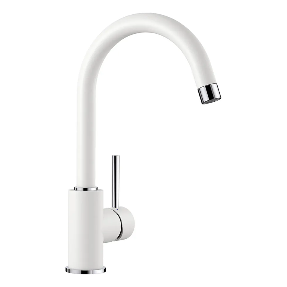 Blanco Mida-S Single Lever Mono Pull Out Kitchen Mixer Tap with Silgranit Matching Finish