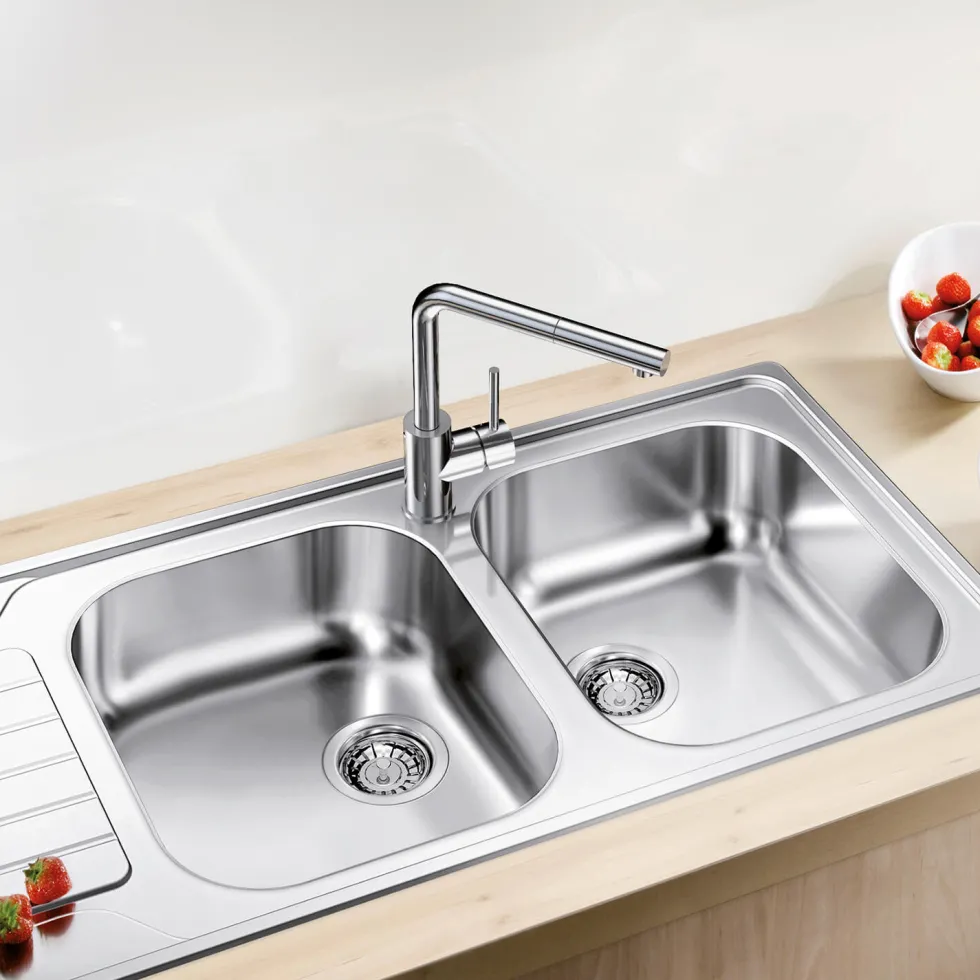 Blanco Mila-S Single Lever Mono Pull Out Kitchen Mixer Tap