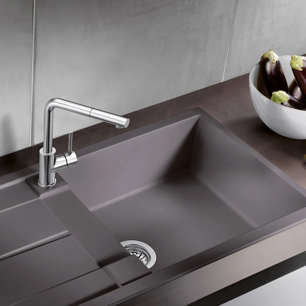 Blanco Mila-S Single Lever Mono Pull Out Kitchen Mixer Tap