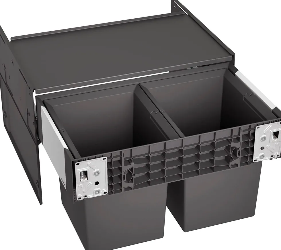 Blanco Select II Compact 60/2 34 litre 2 Container Waste Organiser for 600mm Kitchen Cabinets