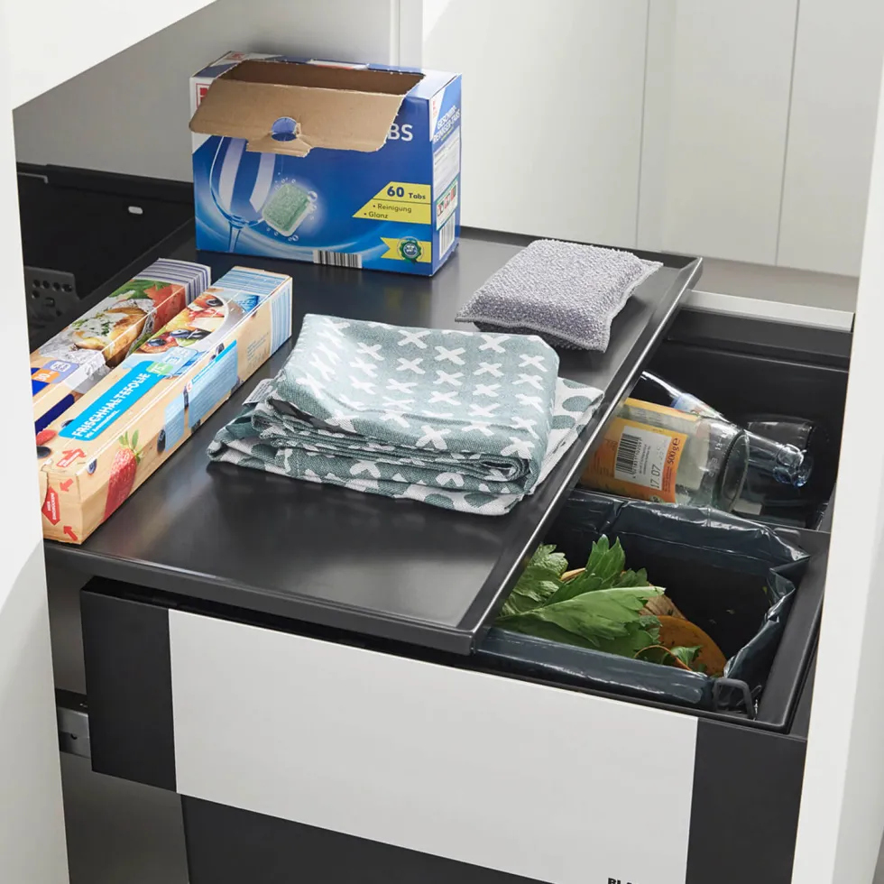 Blanco Select II 60/2 49 litre 2 Container Waste Organiser for 600mm Kitchen Cabinets
