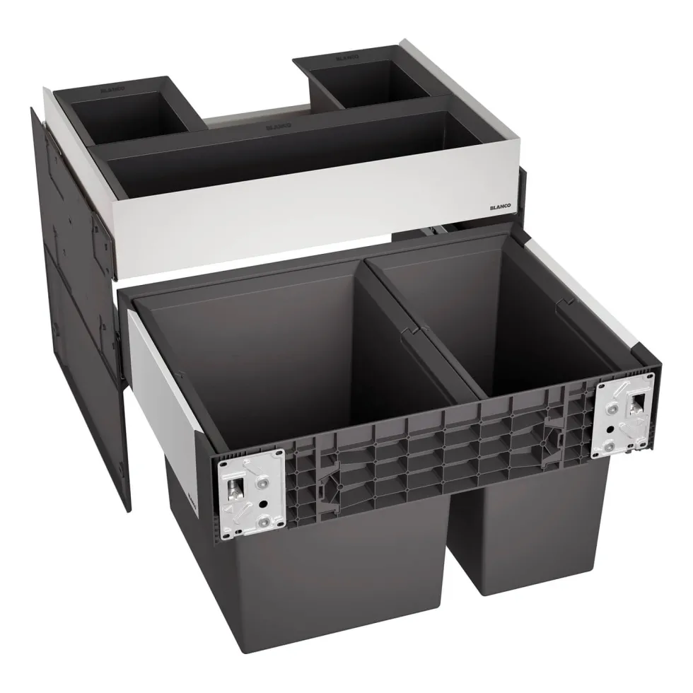 Blanco Select II 60/2 Orga 49 litre 2 Container Waste Organiser for 600mm Kitchen Cabinets