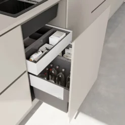 Blanco Select II 60/2 Orga 49 litre 2 Container Waste Organiser for 600mm Kitchen Cabinets
