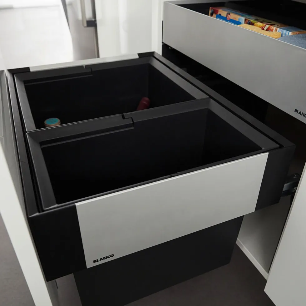 Blanco Select II 60/2 Orga 49 litre 2 Container Waste Organiser for 600mm Kitchen Cabinets