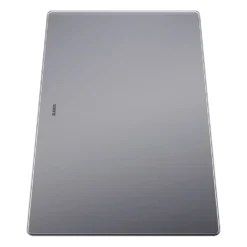 Blanco Silver Coloured Safety Glass Chopping Board