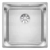 Blanco Solis 1 Bowl Undermount Brushed Stainless Steel Kitchen Sink & Waste - 440 x 440mm