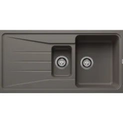 Blanco Sona 6 S 1.5 Bowl Inset Silgranit Composite Kitchen Sink & Waste with Reversible Drainer - 1000 x 500mm