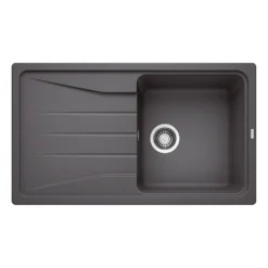 Blanco Sona 5 S Compact 1 Bowl Inset Silgranit Composite Kitchen Sink & Waste with Reversible Drainer - 860 x 500mm