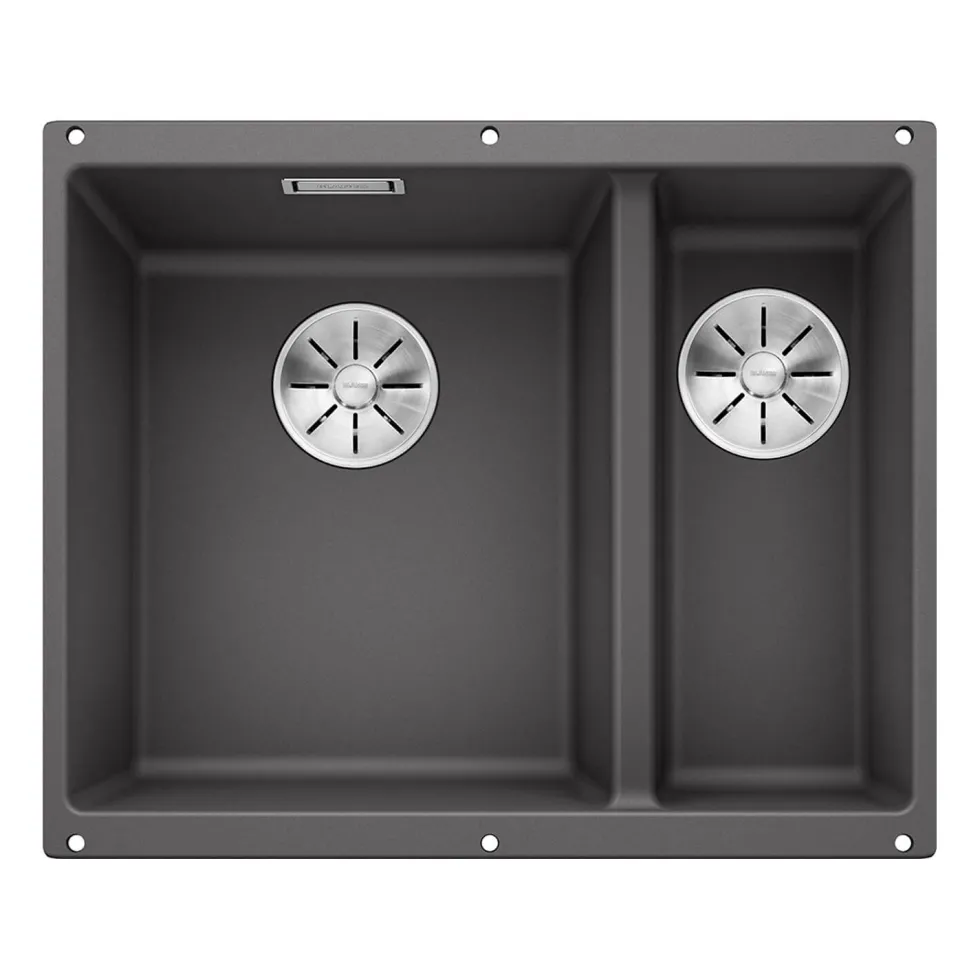 Blanco Subline 1.5 Bowl Undermount Silgranit Composite Kitchen Sink & Waste - 555 x 460mm