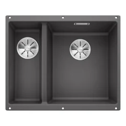 Blanco Subline 1.5 Bowl Undermount Silgranit Composite Kitchen Sink & Waste - 555 x 460mm