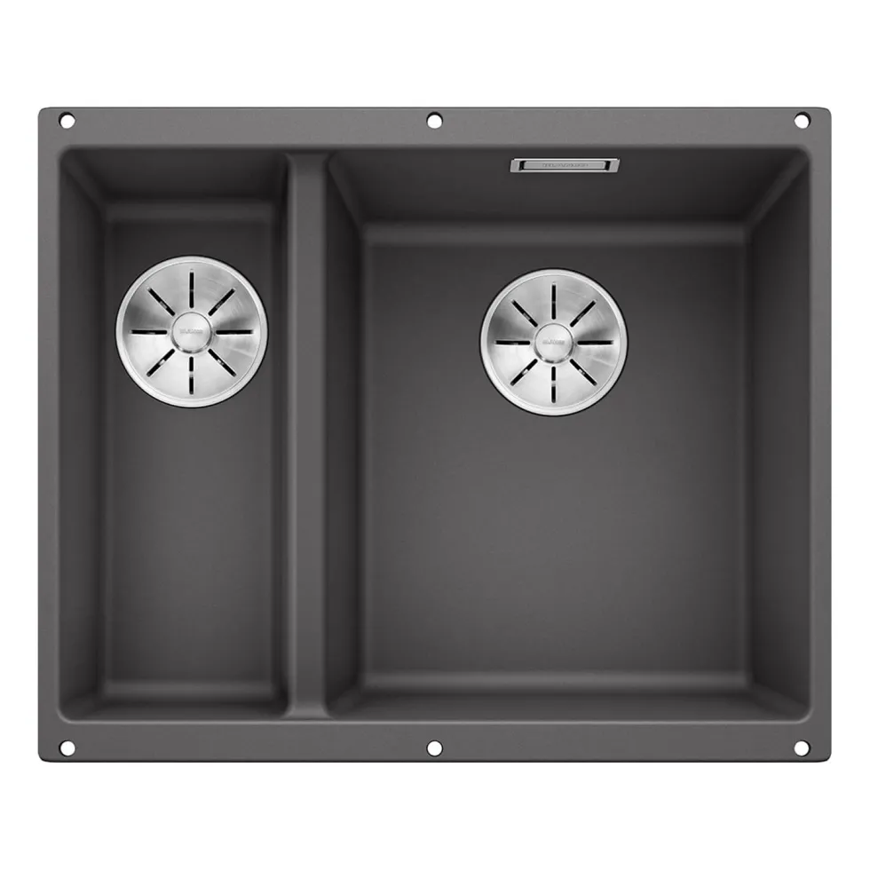Blanco Subline 1.5 Bowl Undermount Silgranit Composite Kitchen Sink & Waste - 555 x 460mm