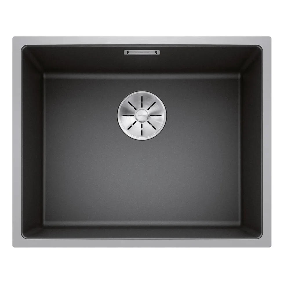 Blanco Subline 500-IF Silgranit Composite Kitchen Sink & Waste with Steel Frame - 543 x 443mm