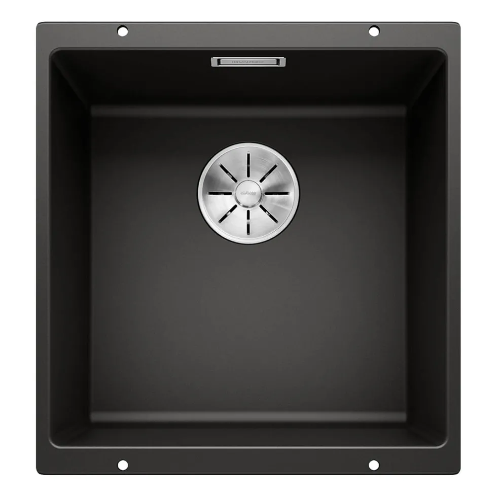Blanco Subline 400-U Compact 1 Bowl Undermount Silgranit Composite Kitchen Sink & Waste - 430 x 460mm