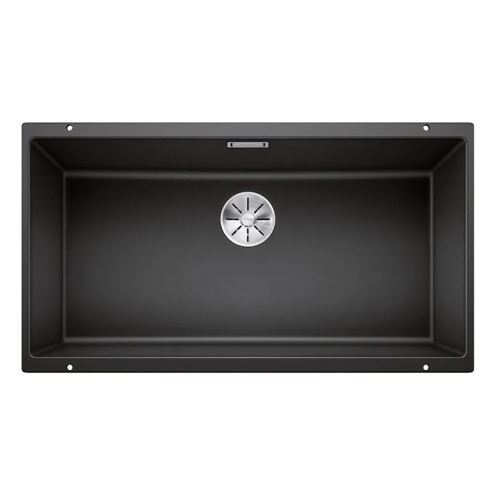 Blanco Subline 800-U Extra Large 1 Bowl Undermount Silgranit Composite Kitchen Sink & Waste - 830 x 460mm