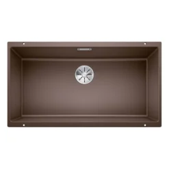 Blanco Subline 800-U Extra Large 1 Bowl Undermount Silgranit Composite Kitchen Sink & Waste - 830 x 460mm
