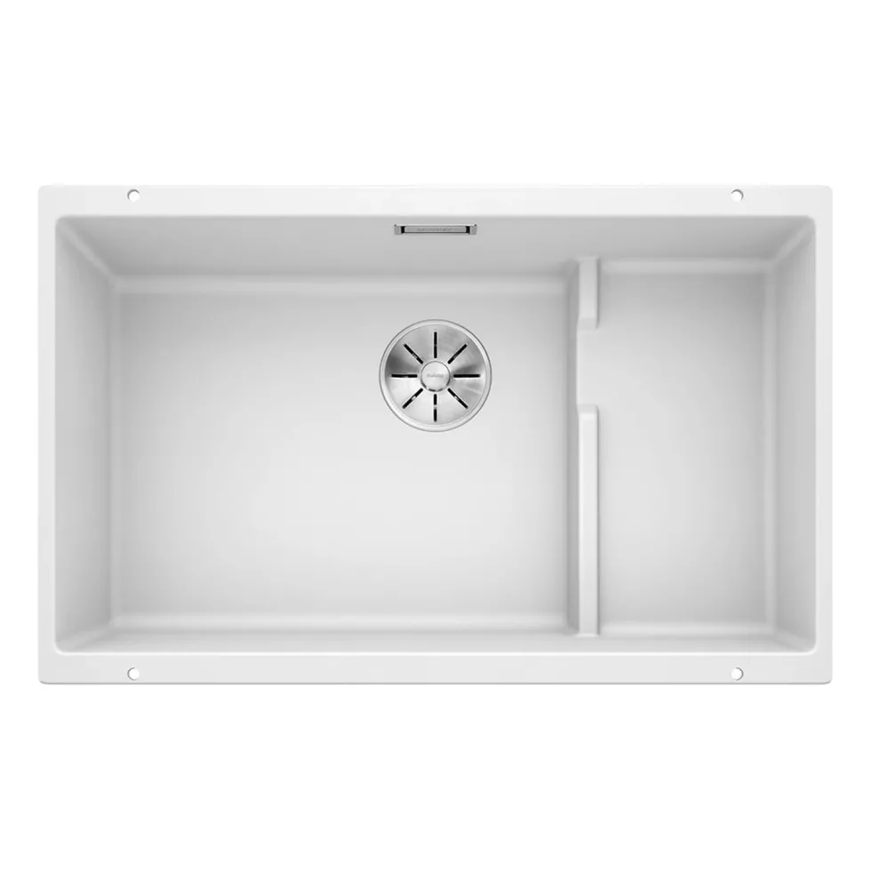 Blanco Subline 700-U Extra Large Stepped 1 Bowl Undermount Silgranit Composite Kitchen Sink & Waste - 730 x 460mm
