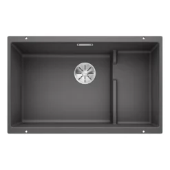 Blanco Subline 700-U Extra Large Stepped 1 Bowl Undermount Silgranit Composite Kitchen Sink & Waste - 730 x 460mm