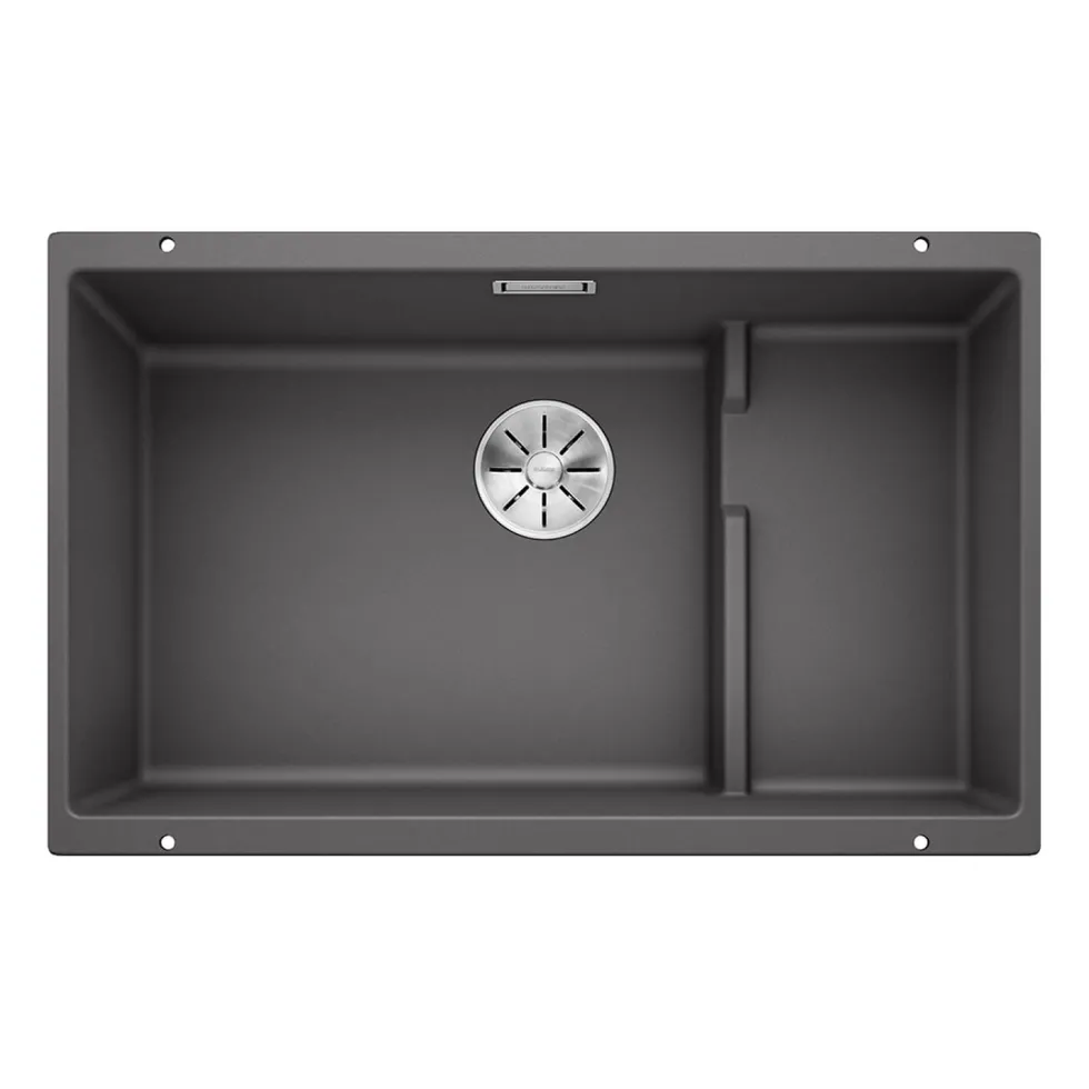 Blanco Subline 700-U Extra Large Stepped 1 Bowl Undermount Silgranit Composite Kitchen Sink & Waste - 730 x 460mm