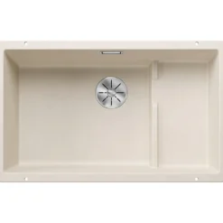 Blanco Subline 700-U Extra Large Stepped 1 Bowl Undermount Silgranit Composite Kitchen Sink & Waste - 730 x 460mm