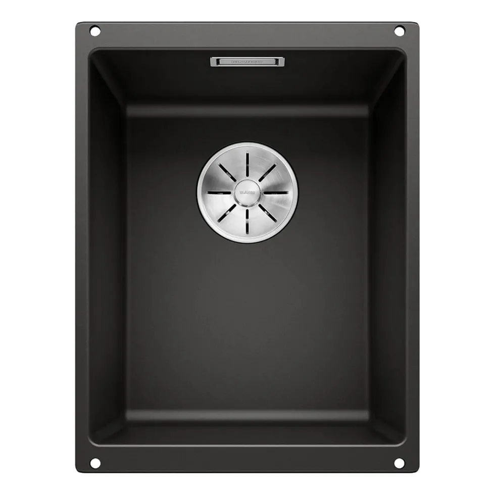 Blanco Subline 320-U Ultra Compact 1 Bowl Undermount Silgranit Composite Kitchen Sink & Waste - 350 x 460mm