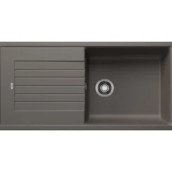 Blanco Zia XL 6 S 1 Bowl Inset Silgranit Composite Kitchen Sink & Waste with Reversible Drainer - 1000 x 500mm