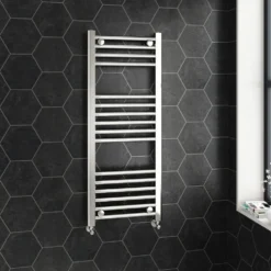Brenton Chrome Straight Ladder Towel Radiator