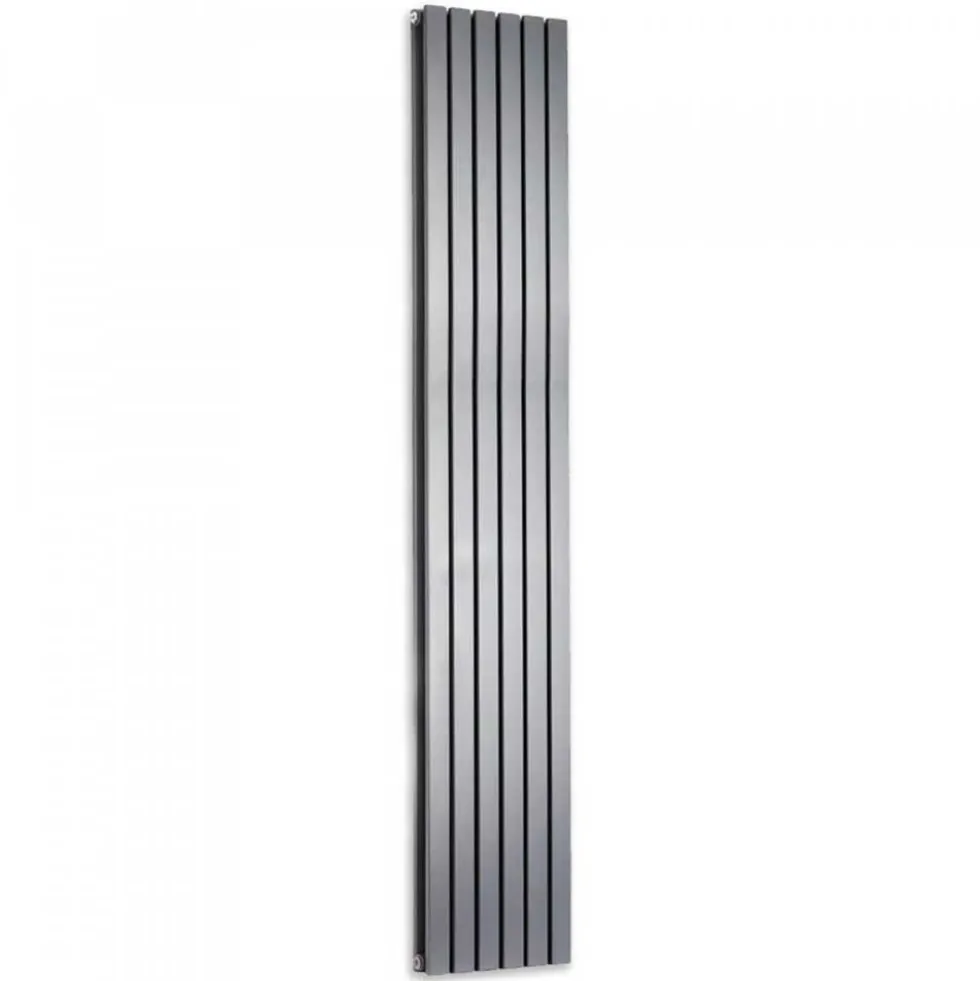 Brenton Flat Double Panel Vertical Radiator - 1800mm x 360mm - Anthracite