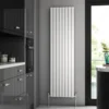 Brenton Flat Double Panel Vertical Radiator - 1800mm x 480mm - White