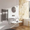 Brenton Nerola Anthracite Heated Towel Rail - 770 x 500mm