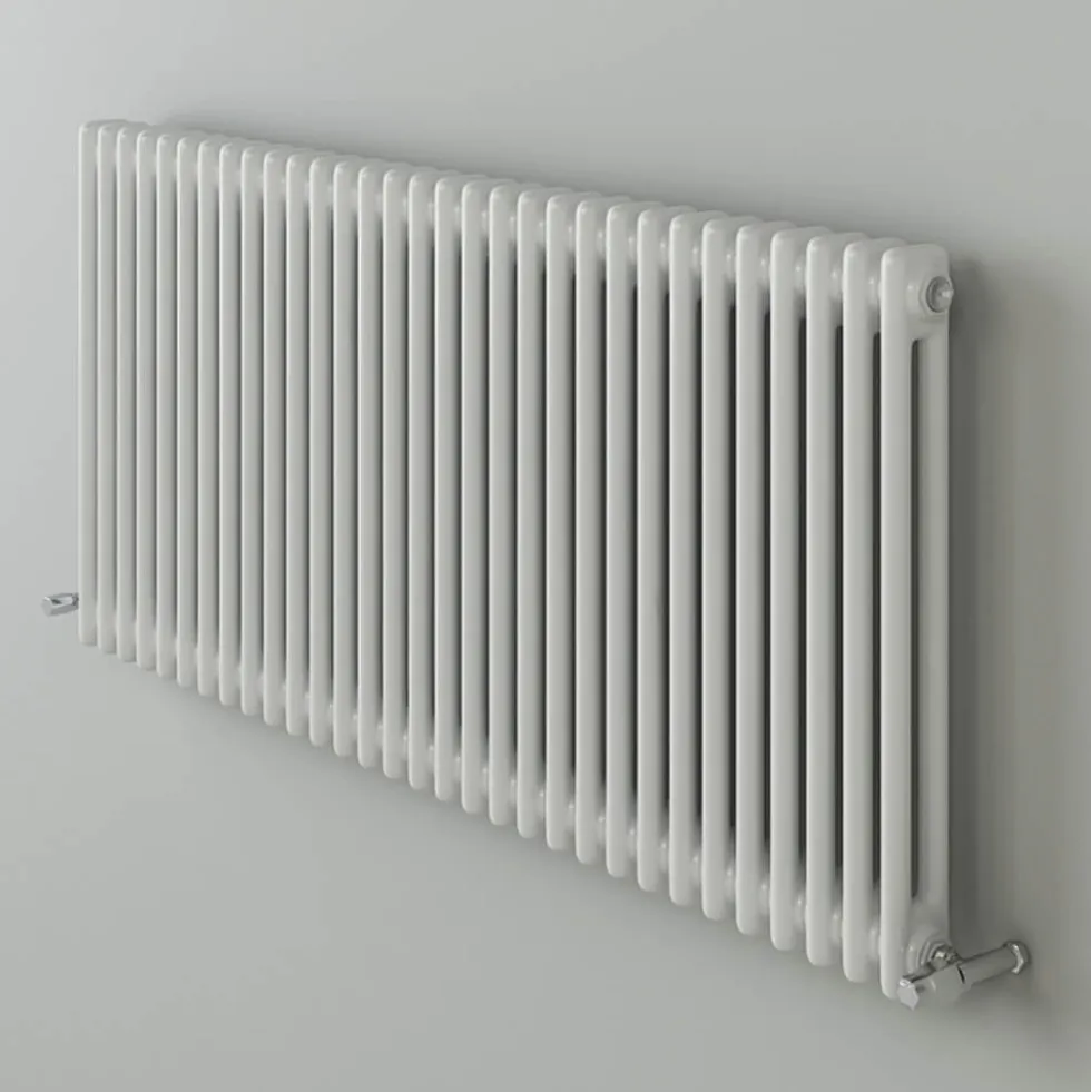 Brenton Olympus Horizontal 2 Column Radiator - White