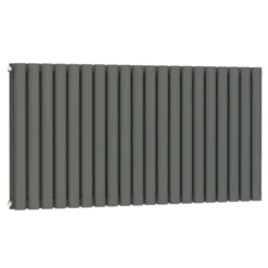 Brenton Oval Double Panel Horizontal Radiator - 600 x 1200mm