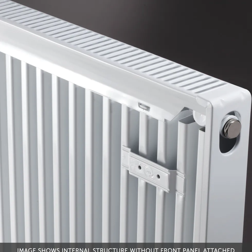 Brenton Type 21 Double Panel Single Convector Radiator - White
