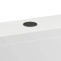 Britton Bathrooms Cistern Flush Button - Matt Black