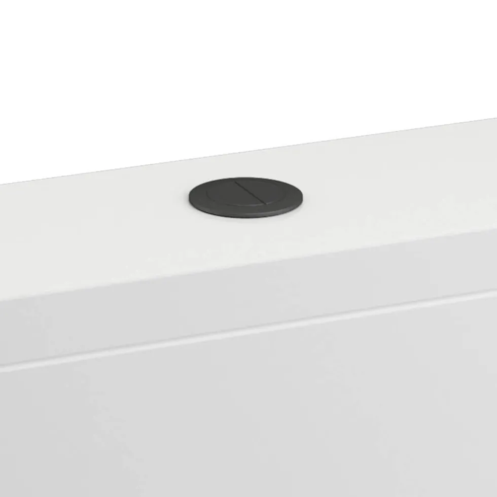 Britton Bathrooms Cistern Flush Button - Matt Black