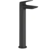 Britton Bathrooms Greenwich Tall Basin Mixer Tap - Matt Black