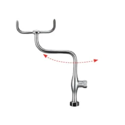 Burlington Anglesey Deck Mounted Bath Shower Mixer with Straight Valves
