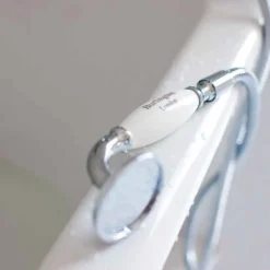 Burlington Anglesey Wall Mounted Bath Shower Mixer with Straight Valves & S Adjuster
