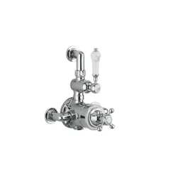 Burlington Avon Exposed Thermostatic Shower Kit with AirBurst Shower Head
