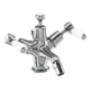 Burlington Kensington Bidet Mixer Tap with Pop Up Waste