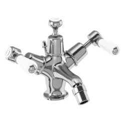 Burlington Kensington Bidet Mixer Tap with Pop Up Waste