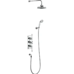 Burlington Trent Thermostatic Shower with Head & Handset
