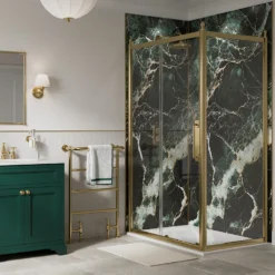 Burlington Verde Saint Denis Marble Waterproof Core Laminate Bathroom Wall Panel