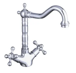 Butler & Rose Abbey Traditional Polished Chrome Mono Kitchen Mixer and Complete Filter Kit