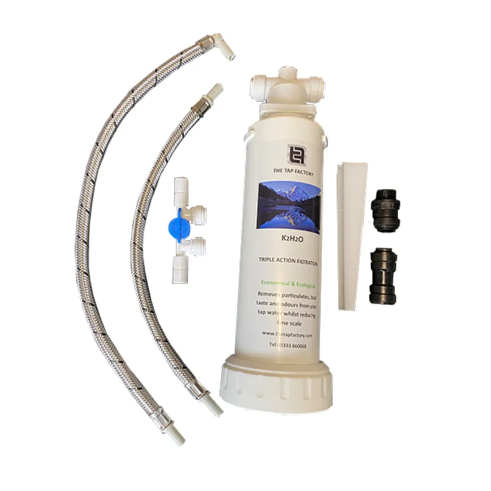 Butler & Rose Abbey Traditional Polished Chrome Mono Kitchen Mixer and Complete Filter Kit