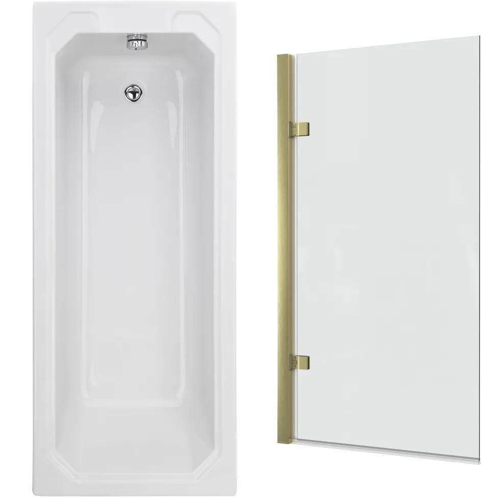Butler & Rose Art Deco Shower Bath & Shower Screen