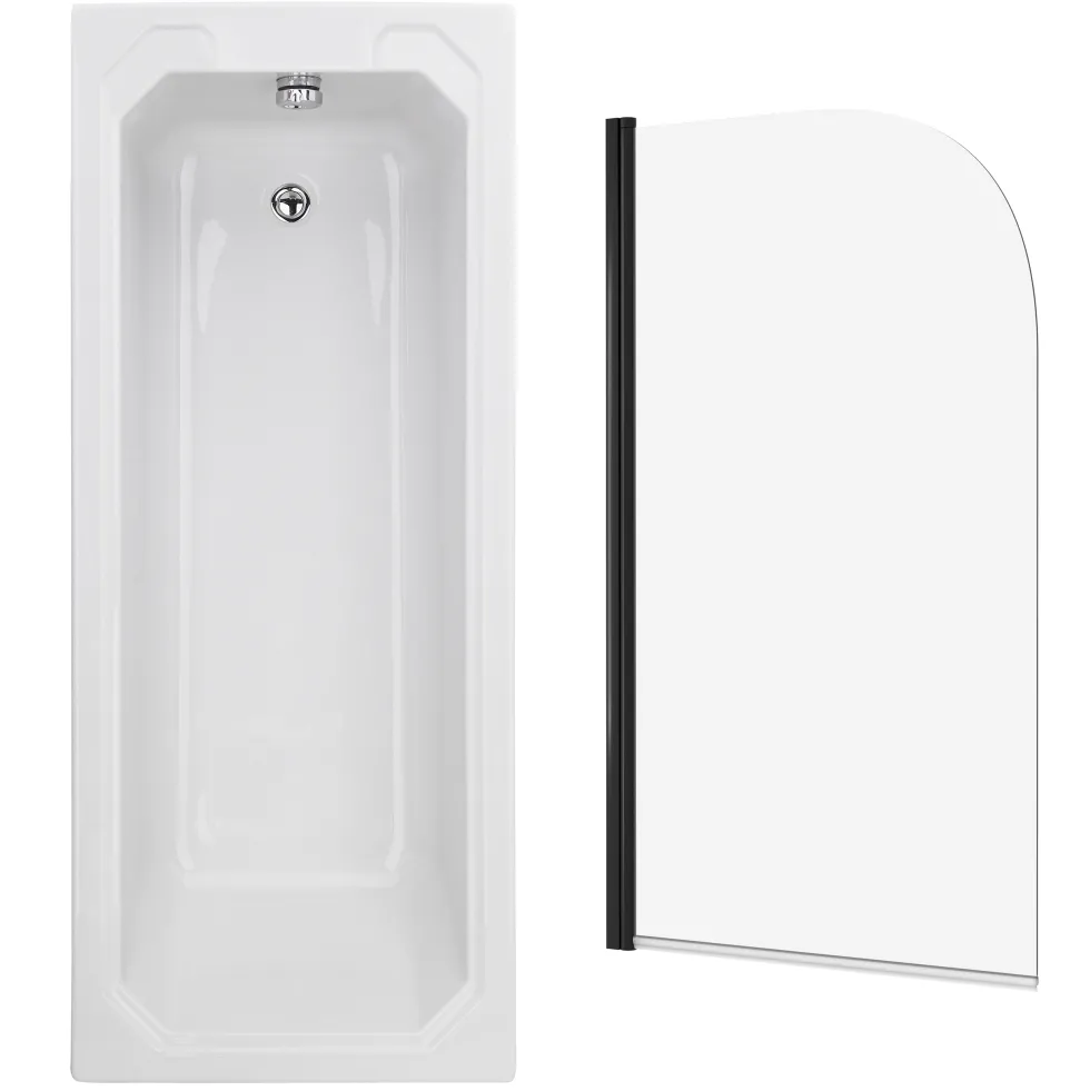Butler & Rose Art Deco Shower Bath & Shower Screen